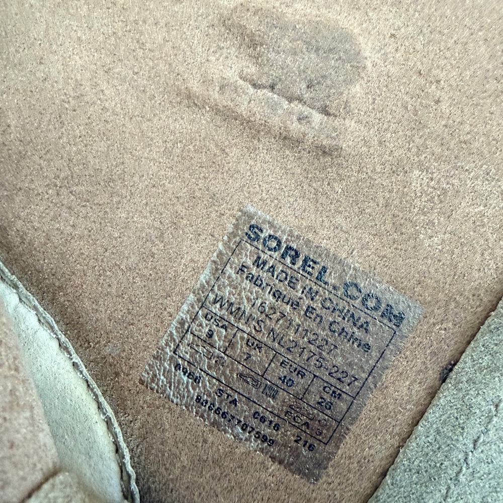 Sorel | Cate the Great Wedge Boot in Pebble - Picture 8 of 8